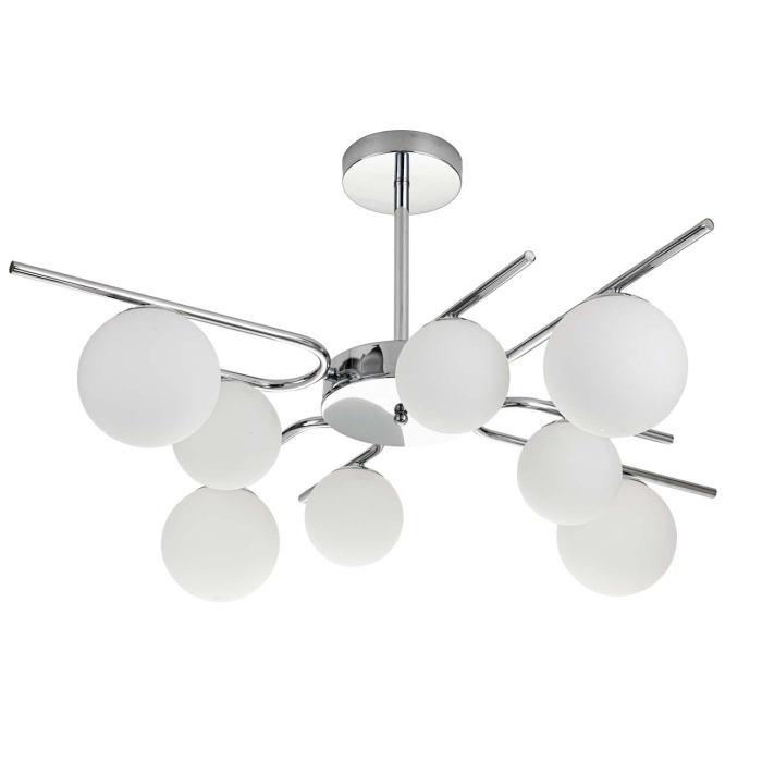 Потолочная люстра на штанге SPHERE ESCADA 642/8P Silver