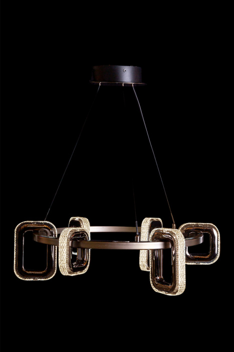 Подвесной светильник Leon Theona LE7701/6 Grey/Black Chrome