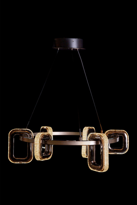 Подвесной светильник Leon Theona LE7701/6 Grey/Black Chrome