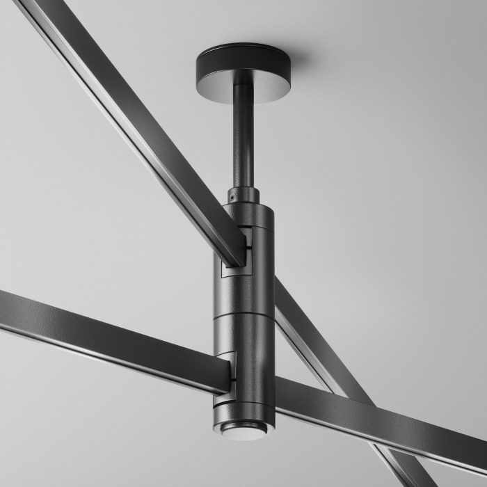 Крепление потолочное Short двойное 78мм Flarity черный Maytoni TRA156C-D1-B