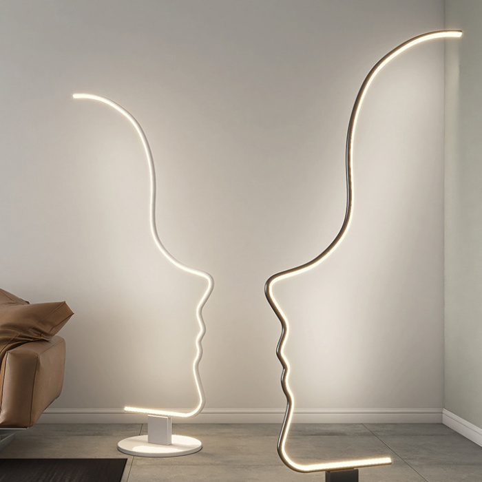 Торшер DAFNE Black Трехцветный свет ImperiumLoft