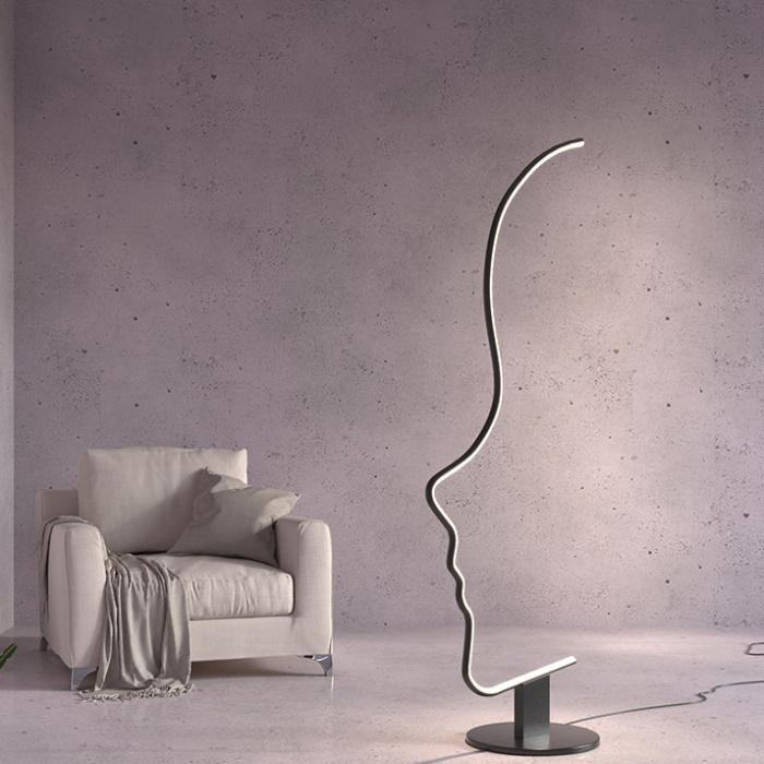 Торшер DAFNE Black Трехцветный свет ImperiumLoft