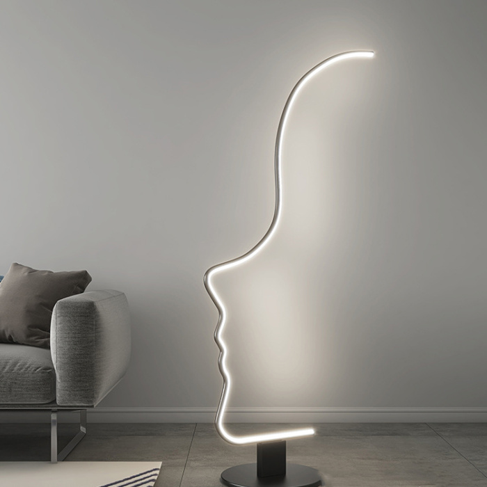 Торшер DAFNE Black Трехцветный свет ImperiumLoft