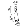 Трековый светильник Maytoni Focus LED TR201-1-10W3K-M-B
