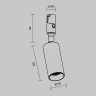 Трековый светильник Maytoni Focus LED TR201-1-10W3K-M-B