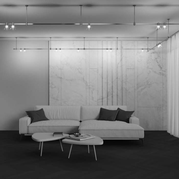 Трековый светильник Maytoni Bianca TR147-1-3W4K-PT