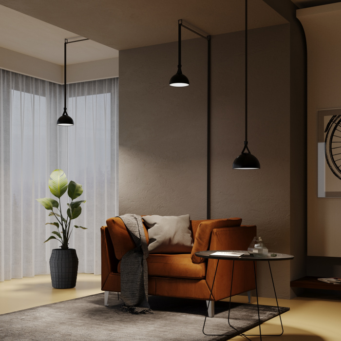 Трековый светильник Maytoni Bowl TR126B-20W4K-B