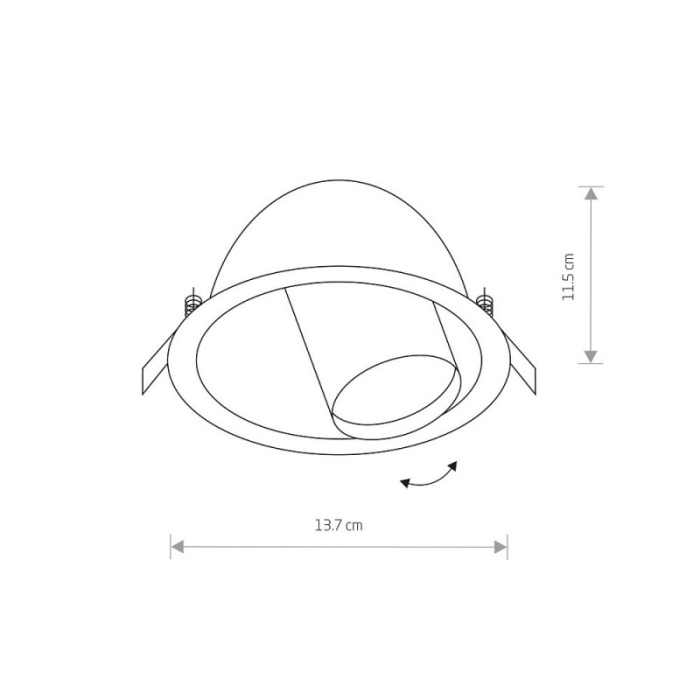 Встраиваемый светильник Nowodvorski Dot 9378
