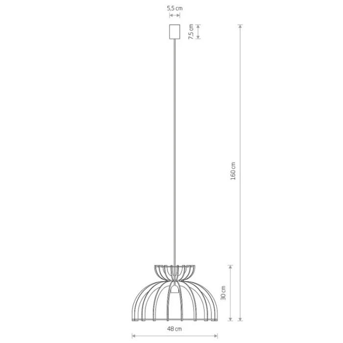 Подвесной светильник Nowodvorski Kymi C Black 10575