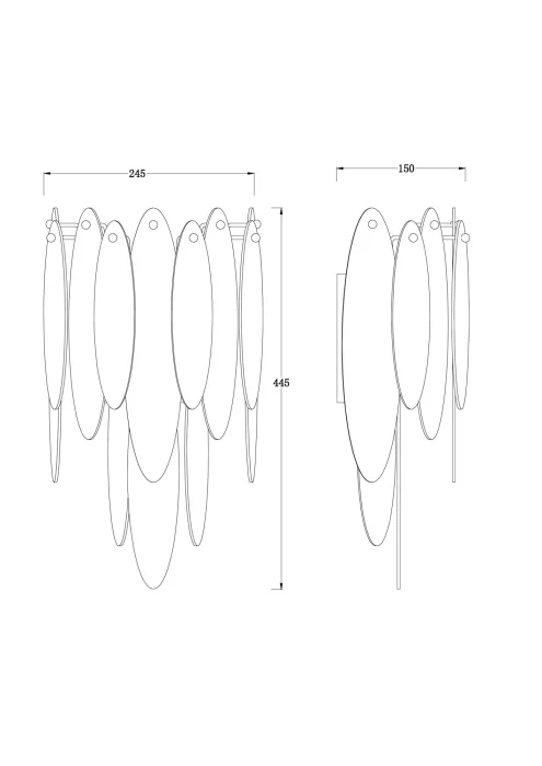 Настенный светильник Freya Lucrecia FR5217WL-02FG