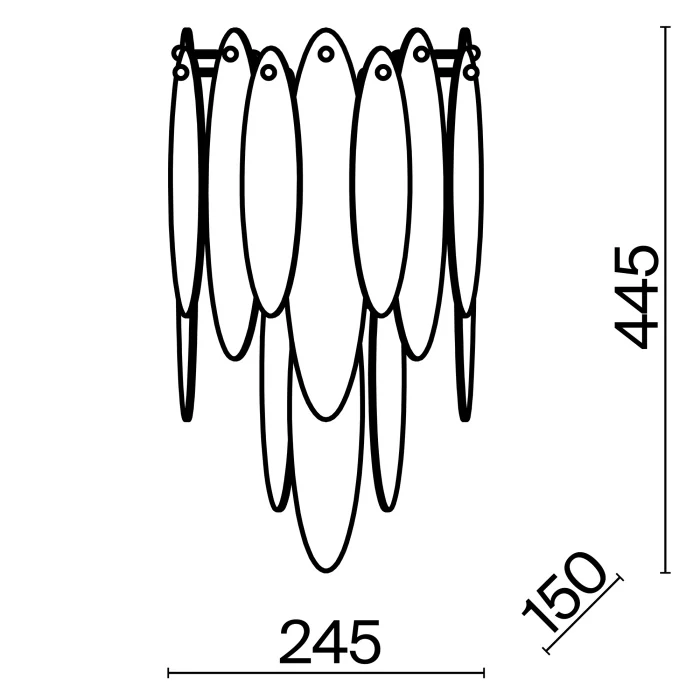 Настенный светильник Freya Lucrecia FR5217WL-02FG