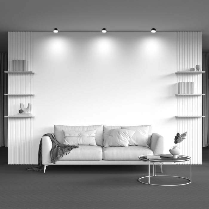 Потолочный светильник Maytoni Hoop C086CL-GX53-SRD-BW