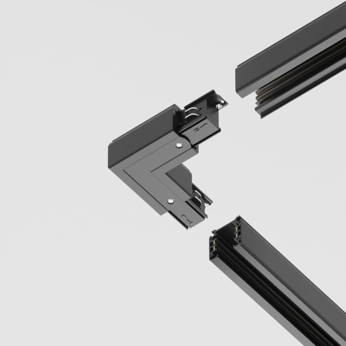 Коннектор угловой внутренний Trinity черный Maytoni TRA005CL-31B-R