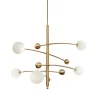 Люстра на штанге Delight Collection Globe Mobile 10215P/5 brass