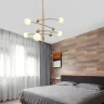 Люстра на штанге Delight Collection Globe Mobile 10215P/5 brass