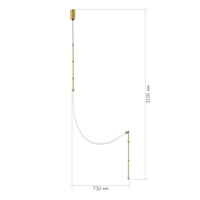 Подвесной светильник ST LUCE STRAP SL6132.301.20