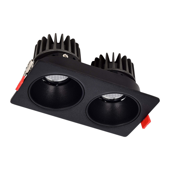 Встраиваемый корпус для светодиодного модуля серии ST850, ST851 ST-Luce Черный ST052.408.02