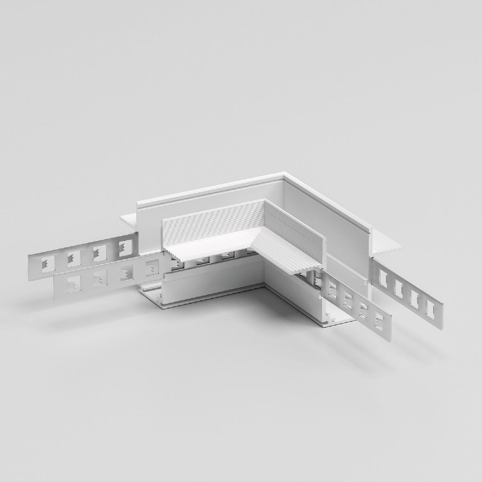 Коннектор угловой для встраиваемого шинопровода Elektrostandard Slim magnetic 4690389206665