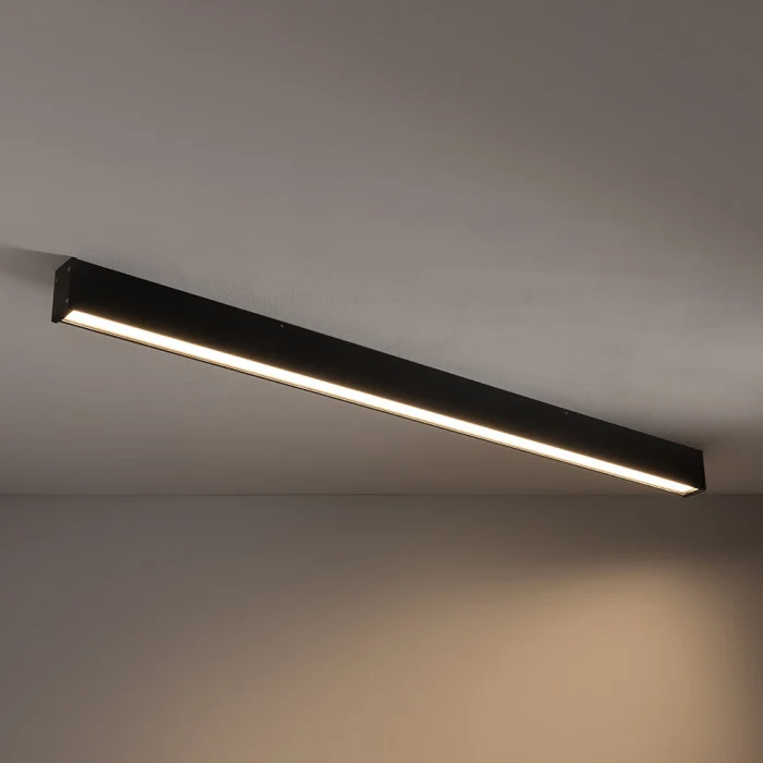 Уличный настенно-потолочный светильник Nowodvorski Outline Led L Black 11362
