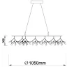 Люстра подвесная Delight Collection Heracleum the Big O D105 12012