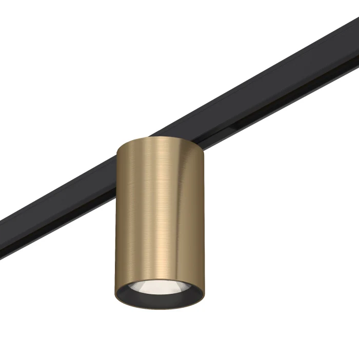 Магнитный трековый светильник Латунь LED 1*5W 3000K 340Lm Ra>90 36° IP20 D35xH58 24V ST671.336.05