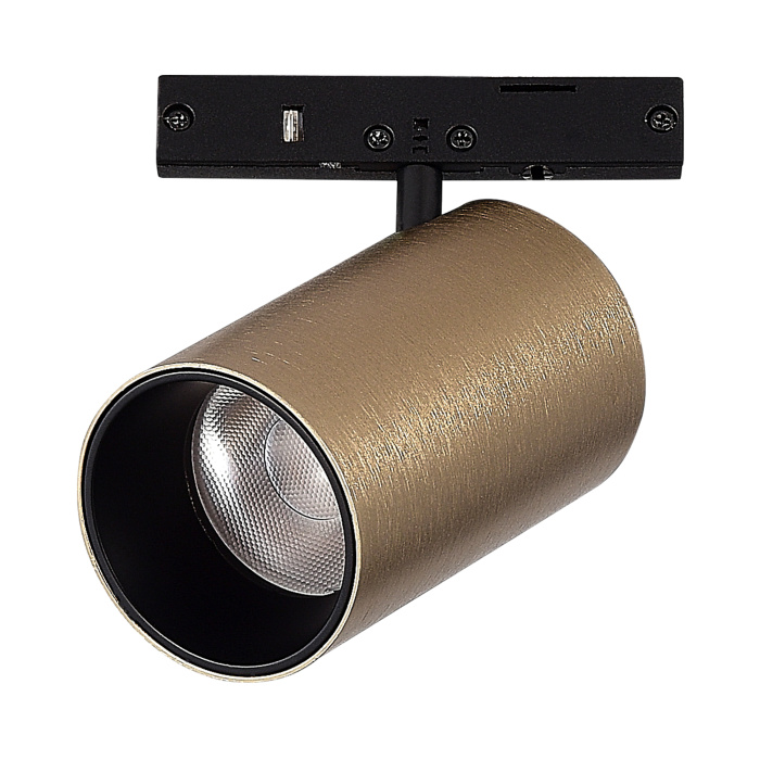 Магнитный трековый светильник Латунь LED 1*5W 3000K 340Lm Ra>90 36° IP20 D35xH58 24V ST671.336.05