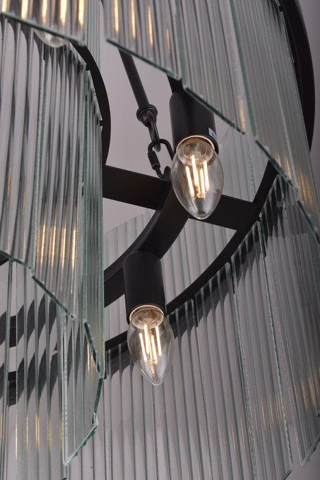 Подвесная люстра Delight Collection MD2313 MD2313-8A matt black