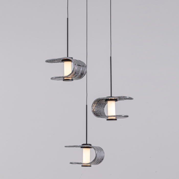 Подвесной светильник Delight Collection MD24020901 MD24020901-3A black/smoky