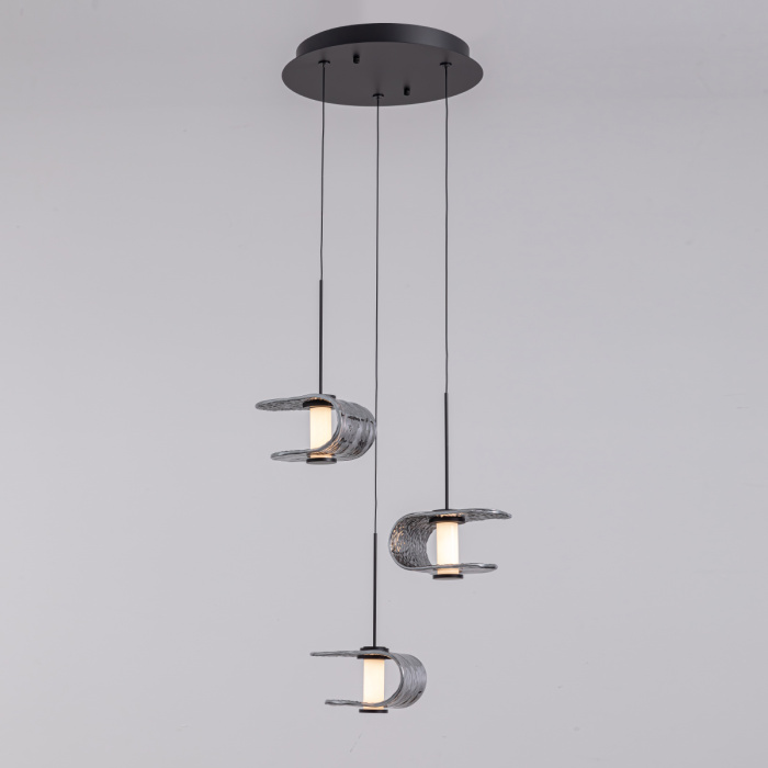 Подвесной светильник Delight Collection MD24020901 MD24020901-3A black/smoky