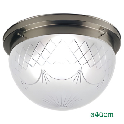 Потолочный светильник Berliner Messinglampen D92-182crN