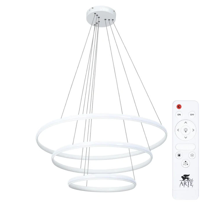 Светильник подвесной Arte Lamp MERIDIANA A2198SP-3WH