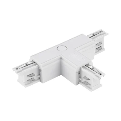 Т-образный токоподвод левый для трехфазного шинопровода ST-Luce Белый ST030.509.16L2