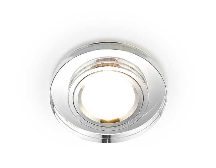 Встраиваемый точечный зеркальный светильник MR16 Ambrella light 8060 CL