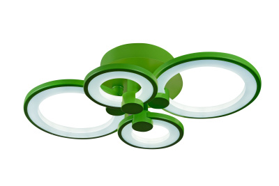 Потолочная люстра iLedex Ring A001/4 GREEN