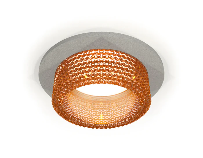 Комплект встраиваемого светильника с композитным хрусталем Ambrella light XC6514044