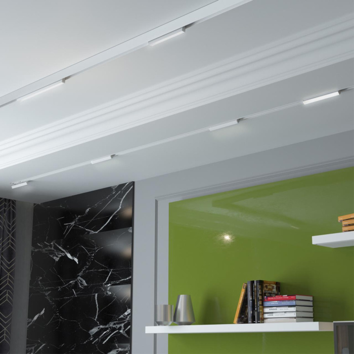 Трековый светильник для низковольного шинопровода Novotech Flum 358538