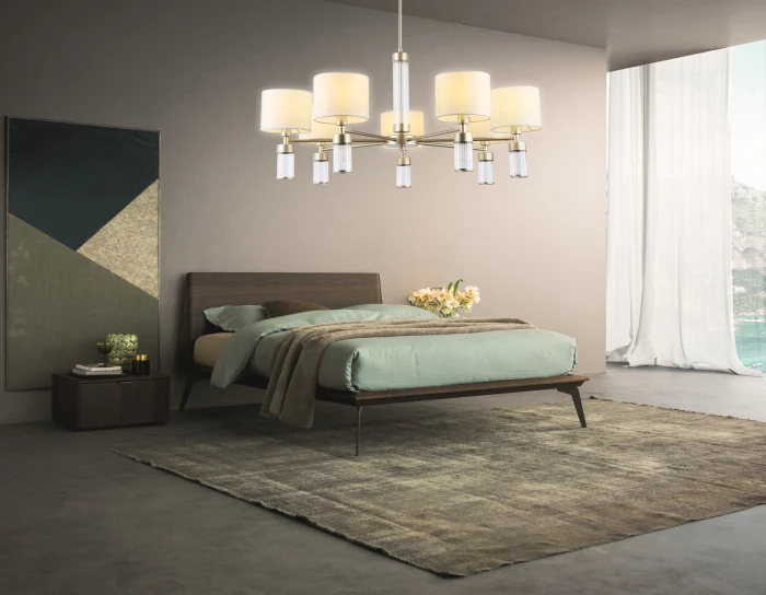 Люстра с абажурами на штанге Ambrella light LH71303