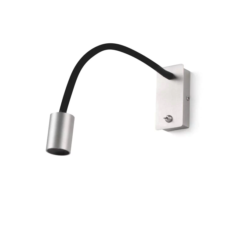 Настенный светильник LESER LED Satin nickel wall lamp reader