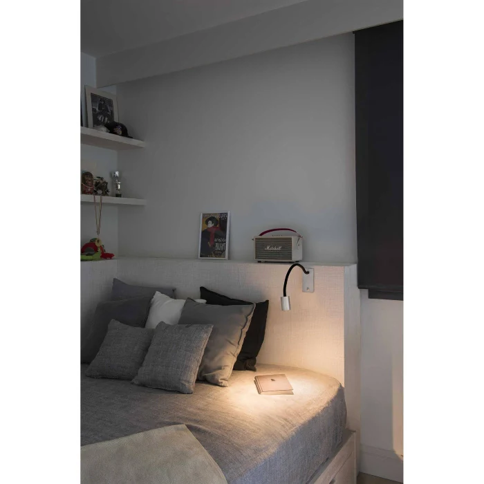 Настенный светильник LESER LED Satin nickel wall lamp reader