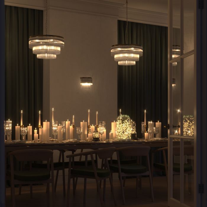 Подвесной светильник Maytoni Colonne MOD093PL-13BS