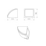 Настенный фонарь Natural Concepts Dwell NC-003056-DG