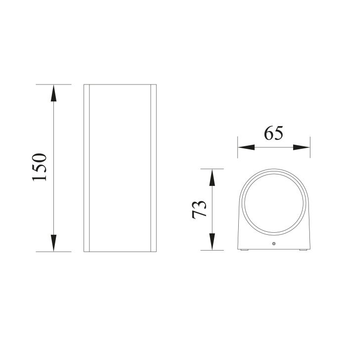 Настенный фонарь Natural Concepts Dwell NC-013336-SB