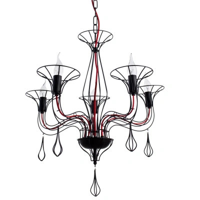 Люстра подвесная Arte Lamp ARTEFACT A3225LM-5BK