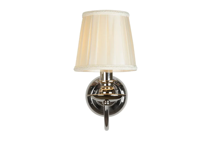 Настенный светильник iLamp Armonia W2510-1 Никель+беж