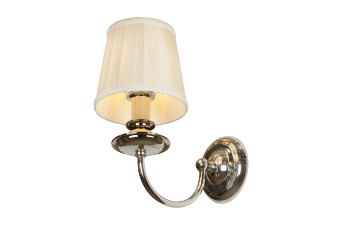 Настенный светильник iLamp Armonia W2510-1 Никель+беж