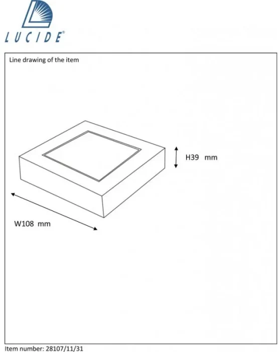 Потолочный светильник BRICE-LED 28107/11/31