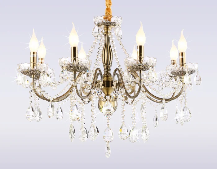 Подвесная классическая люстра с хрусталем Ambrella light TR4950