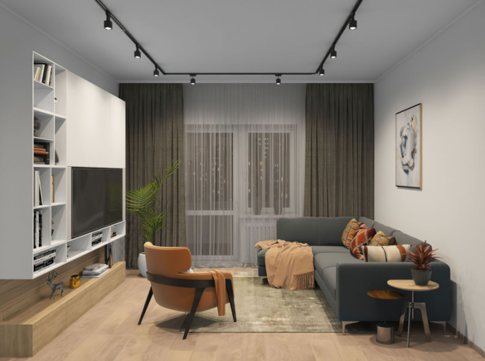 Шинопровод Denkirs DK Track Black TR1001-BK/1