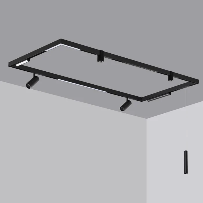 Шинопровод накладной/подвесной в комплекте заглушки 2шт, крышка и соединительная планка 1шт NOVOTECH PORT 135301