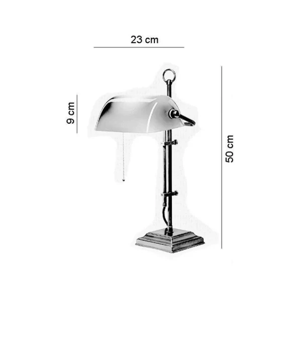 Настольная лампа Berliner Messinglampen W2-99grB